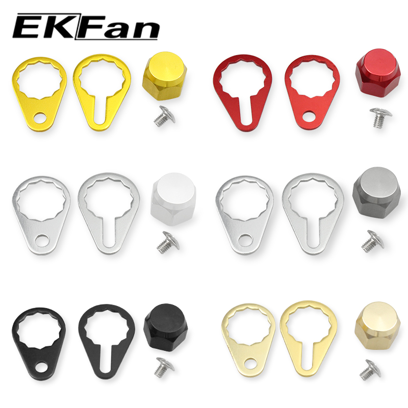 Shimano Reel Stradic - EKFan ซ้ายมือขวามือ Crank NUT สกรูแผ่นสําหรับตกปลา Reel