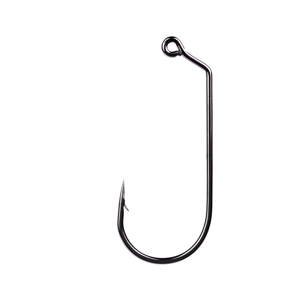 Fishing Hook Barbless - 50pcs 32786 Jig ตกปลาตะขอหนามสูงเหล็กคาร์บอนน้ําทะเล 60 องศา