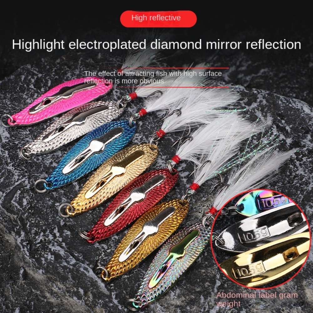 Fishing Hook Treble - อุปกรณ์ตกปลาโลหะเหยื่อตกปลาเบสเงินทองอุปกรณ์ตกปลาเหยื่อปลอมเหยื่อสปินเนอร์ช้อนปลาเทราท์หอกตะขอสามชั้น