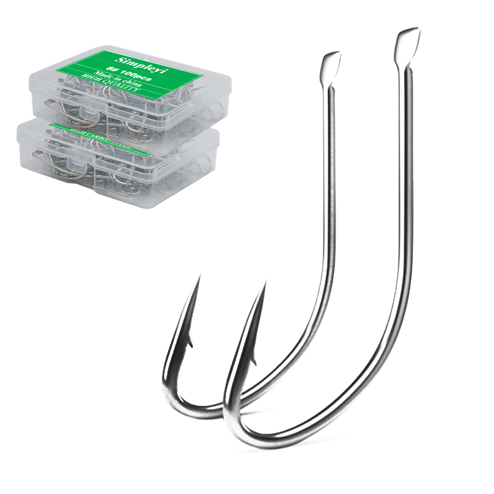 Fishing Hook Assortment - 100ชิ้น/กล่อง Iseama วงกลมปลาคาร์พ Fishing Hook ขนาด1