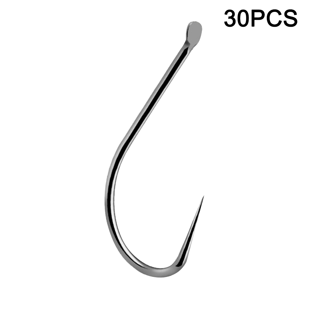 ตะขอโลหะผสมไททาเนียม30ชิ้นไม่ม - Fishing Hook Barbless บทวิจารณ์และราคา