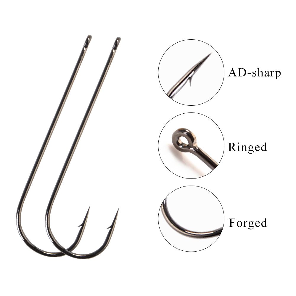 FTK 5-9 ชิ้น ABERDEEN เบ็ดตกปล - Fishing Hook Barbless บทวิจารณ์และราคา
