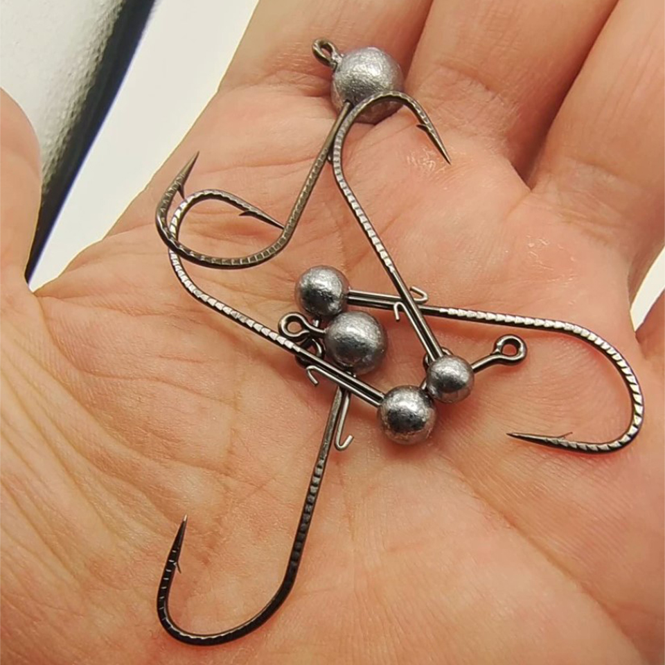 5Pcs 1G 2G 2.5G 3.5G 5G Mini J - Fishing Hook Offset บทวิจารณ์และราคา