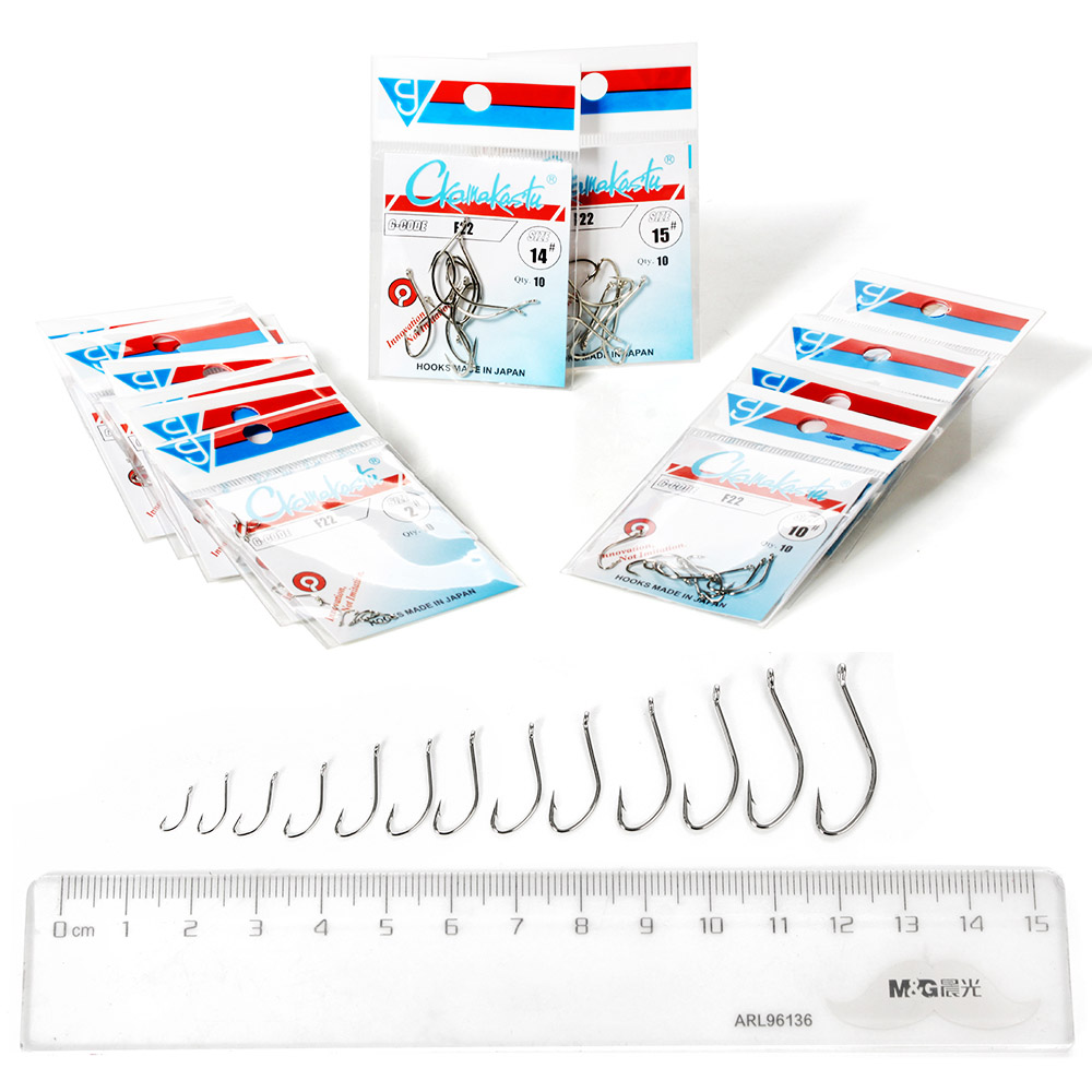 Ckamakastu F22 สีขาวน้ําเค็ม A - Fishing Hook Barbless บทวิจารณ์และราคา