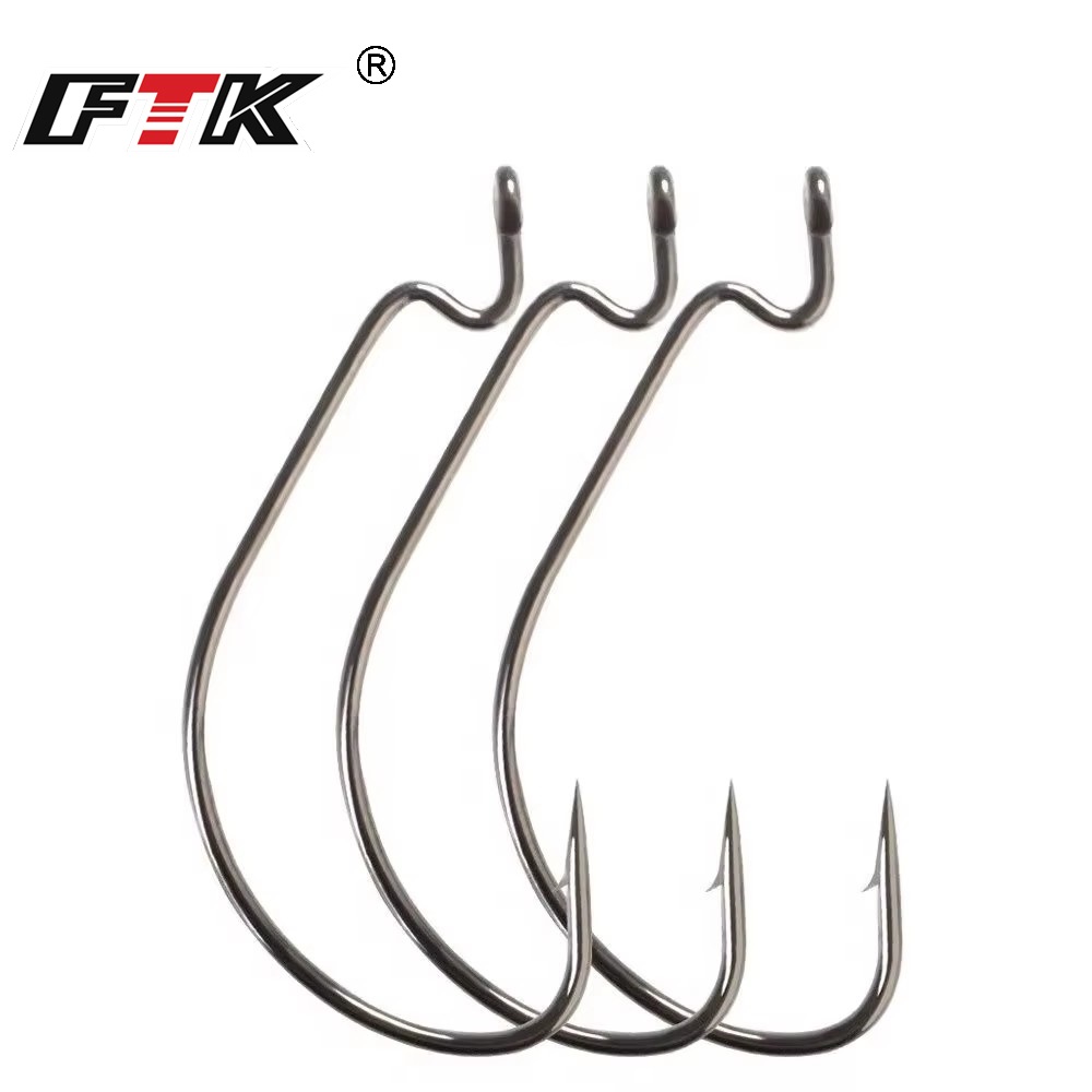 FTK 12-20PCS Offset ตะขอตกปลาเ - Fishing Hook Offset บทวิจารณ์และราคา