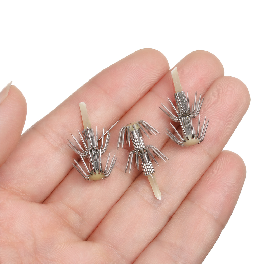 ตะขอตกปลาสแตนเลสสองชั้น5ชิ้นร่ - Fishing Hook Offset บทวิจารณ์และราคา