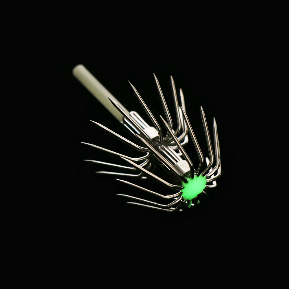 ตะขอตกปลาสแตนเลสสองชั้น5ชิ้นร่ - Fishing Hook Offset บทวิจารณ์และราคา