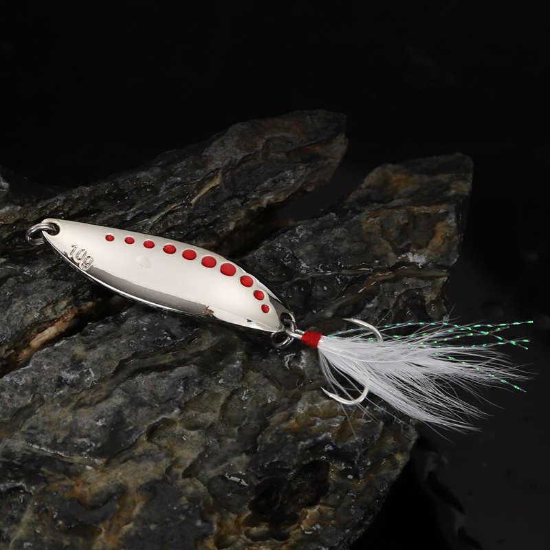 เหยื่อตกปลาโลหะแบบสปินเนอร์ 1  - Fishing Hook Treble บทวิจารณ์และราคา