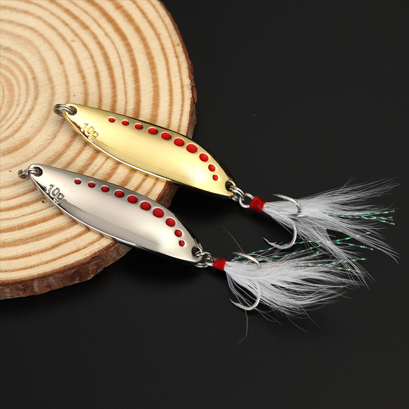 เหยื่อตกปลาโลหะแบบสปินเนอร์ 1  - Fishing Hook Treble บทวิจารณ์และราคา