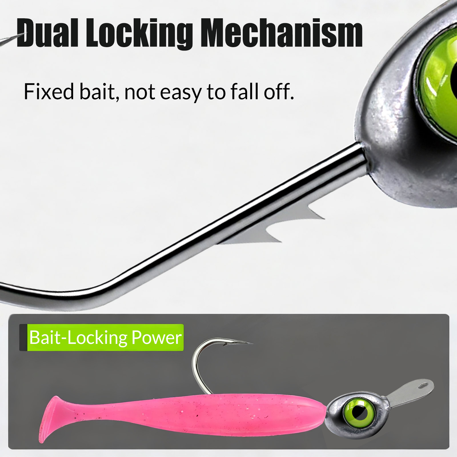 ตะขอจิ๊กหัวสั่น 9KM พร้อมแผ่นล - Fishing Hook Weedless บทวิจารณ์และราคา