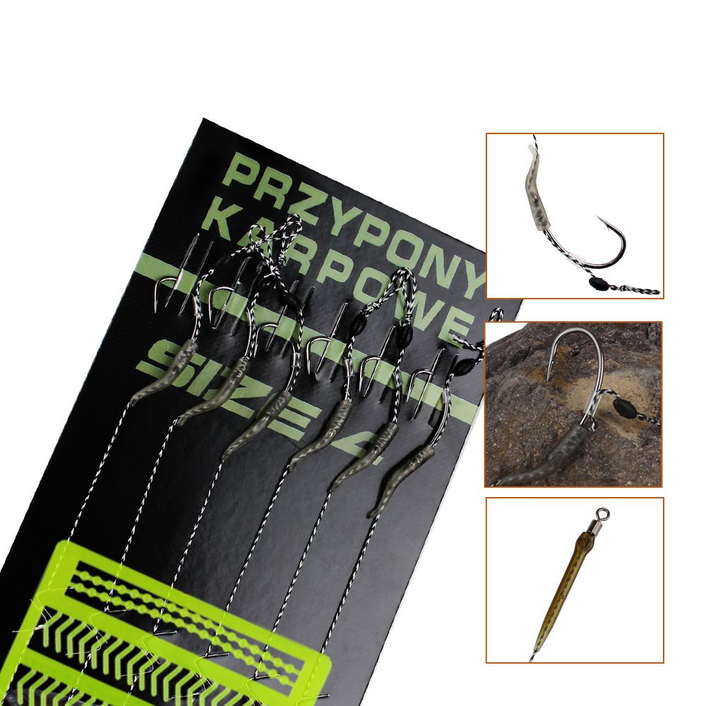 เบ็ดตกปลาคาร์พ6-8ชิ้น/เซ็ต18.5 - Fishing Hook Offset บทวิจารณ์และราคา