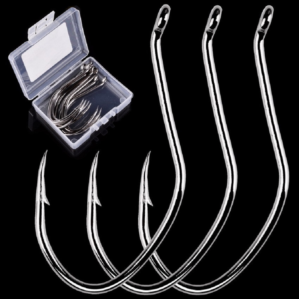 เบ็ดตกปลาปลาดุก10ชิ้น/กล่องเบ็ - Fishing Hook Offset บทวิจารณ์และราคา