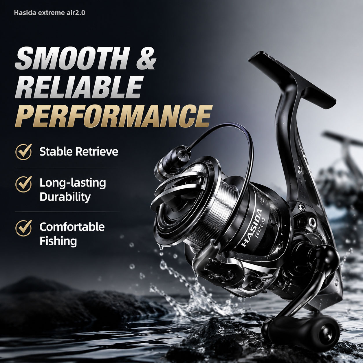 รอกตกปลา HASIDA AULA Air Spinn - Abu Garcia Reel Max บทวิจารณ์และราคา