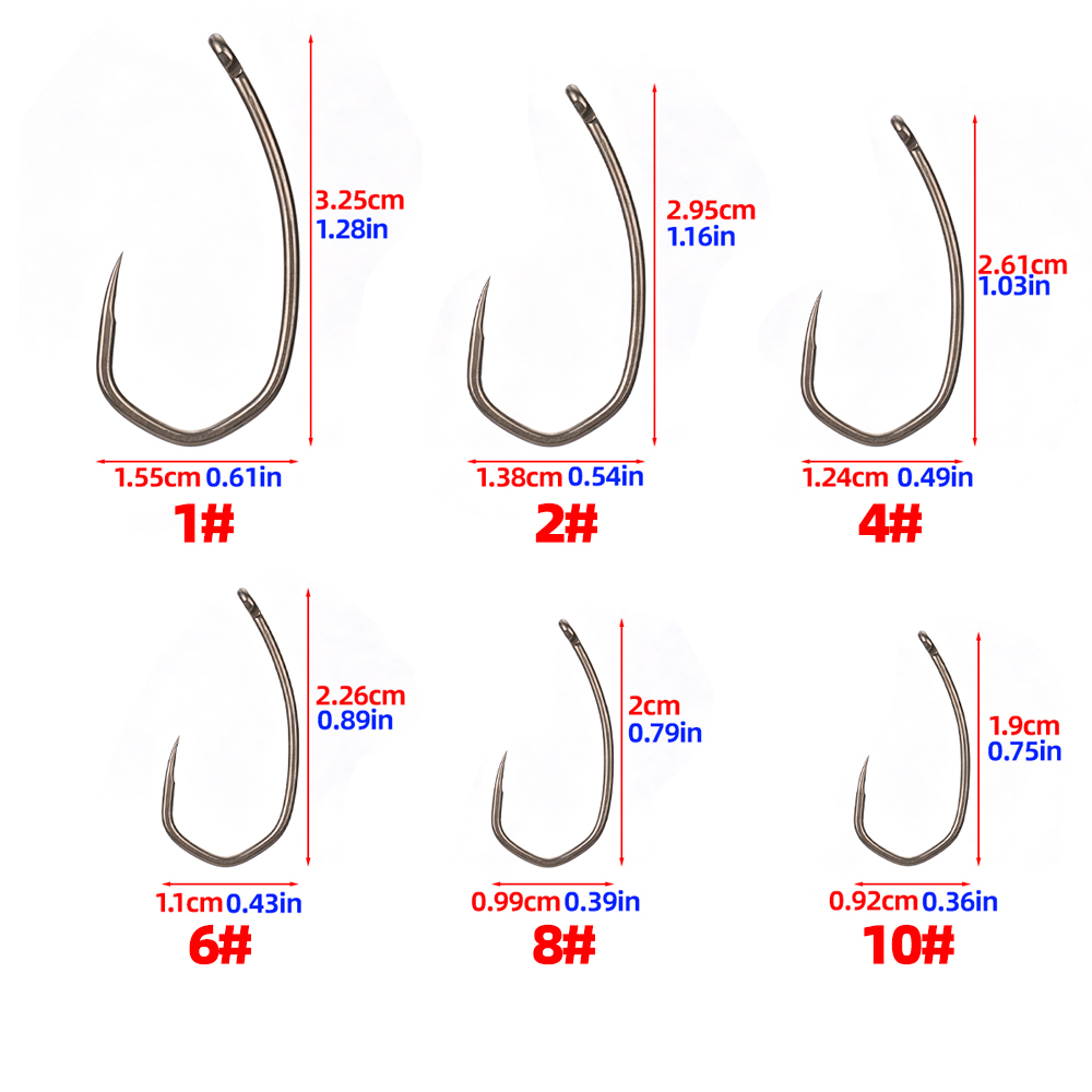 ฮิริซิ 8042 ชุดเบ็ดตกปลาเคลือบ - Fishing Hook Barbless บทวิจารณ์และราคา