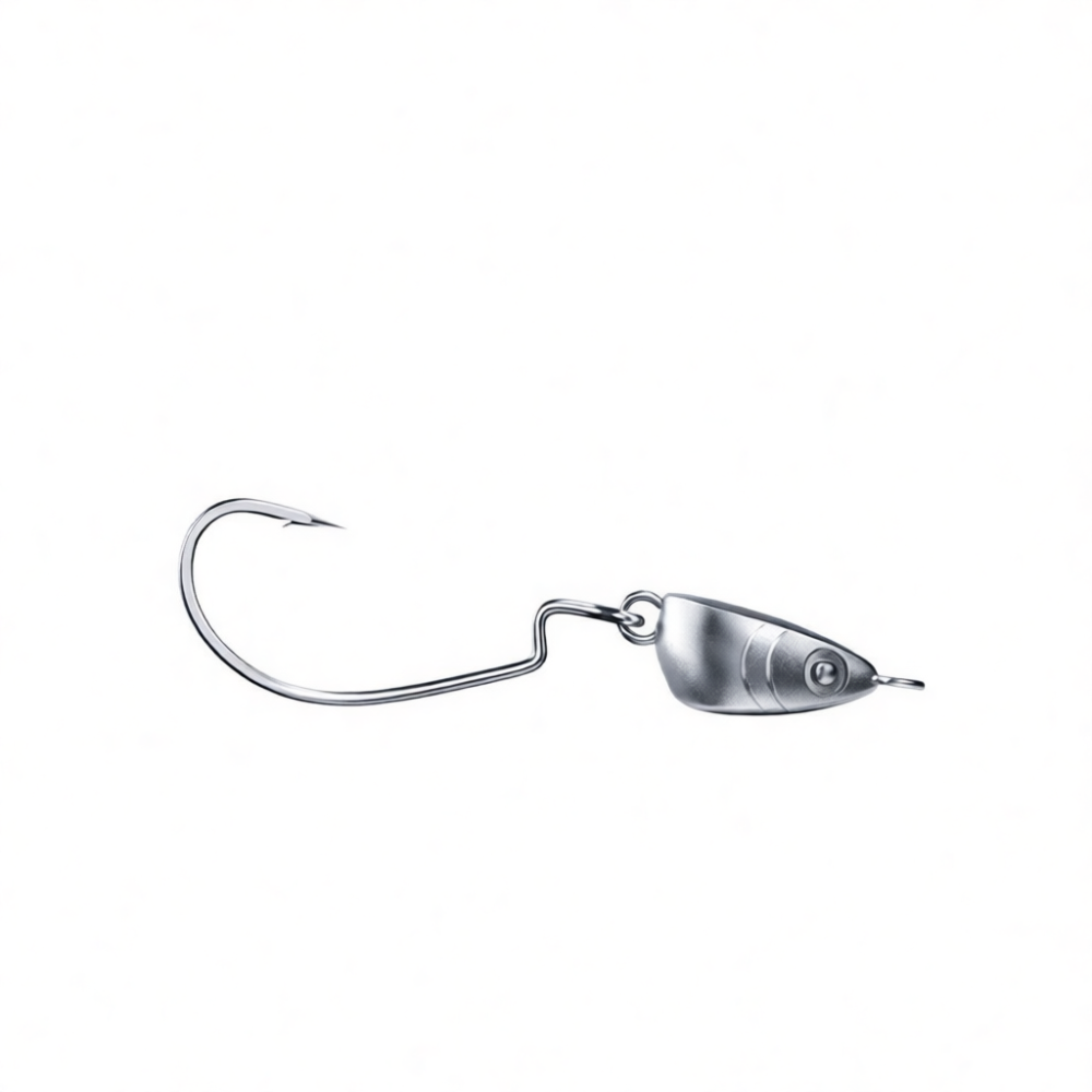 หัวจิ๊กพร้อมตะขอแบบไร้กิ่งก้าน - Fishing Hook Weedless บทวิจารณ์และราคา