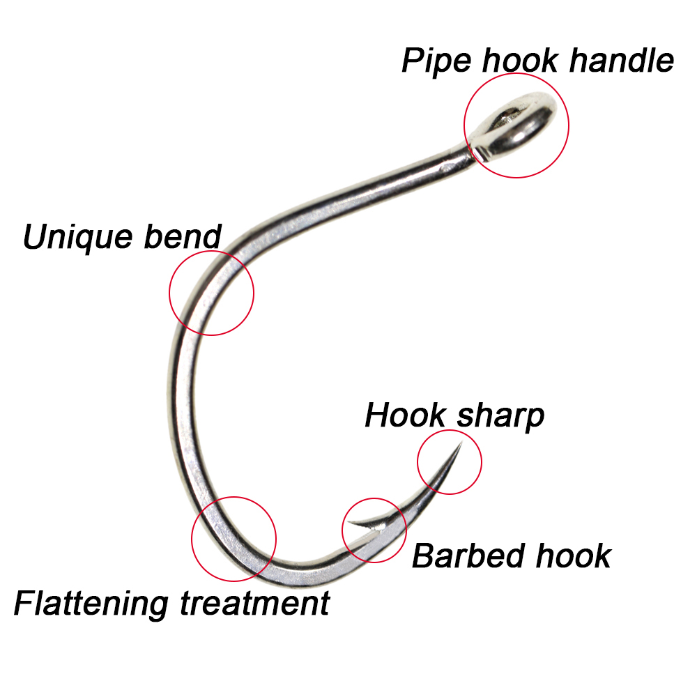 Icerio 10ชิ้นตะขอเคลือบดีบุกป้ - Fishing Hook Barbless บทวิจารณ์และราคา