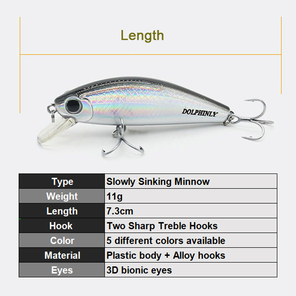 เหยื่อปลอมแบบจมน้ำ 11 กรัม สำห - Fishing Hook Treble บทวิจารณ์และราคา