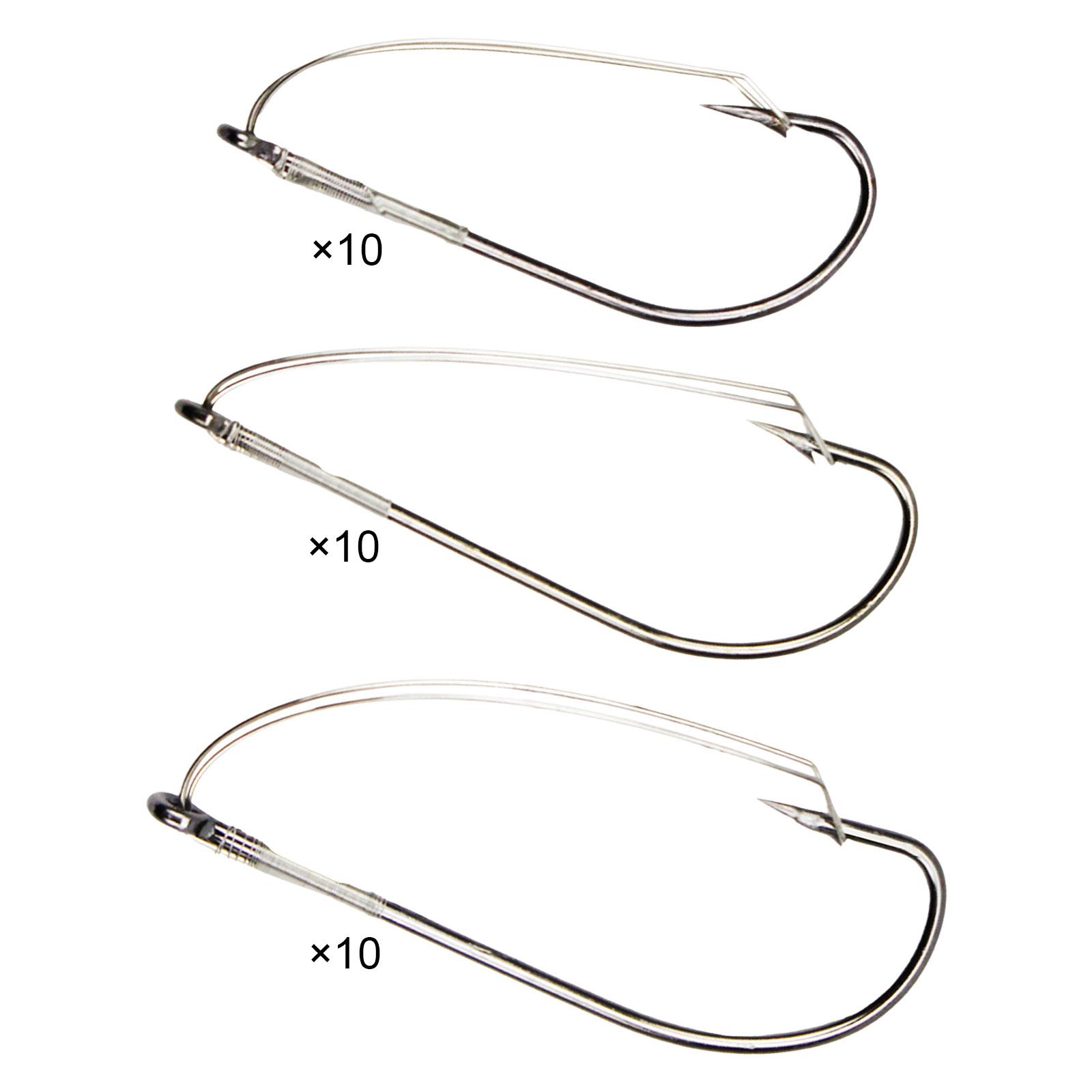 ชุดอุปกรณ์ตกปลาแบบไร้สายรัด คุ - Fishing Hook Weedless บทวิจารณ์และราคา
