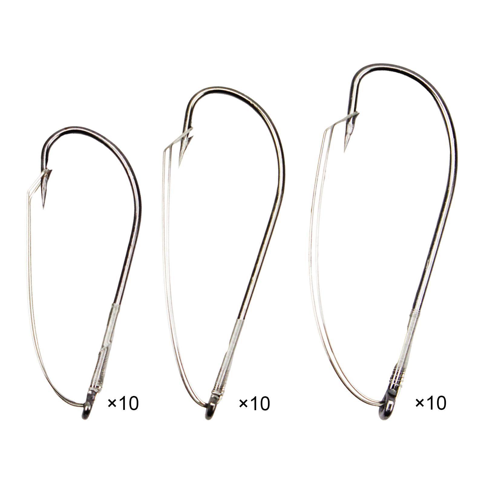 ชุดอุปกรณ์ตกปลาแบบไร้สายรัด คุ - Fishing Hook Weedless บทวิจารณ์และราคา