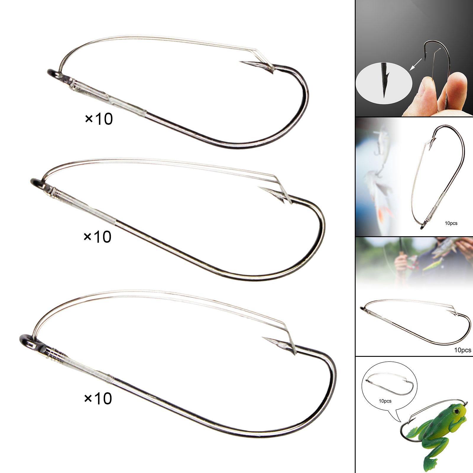 ชุดอุปกรณ์ตกปลาแบบไร้สายรัด คุ - Fishing Hook Weedless บทวิจารณ์และราคา