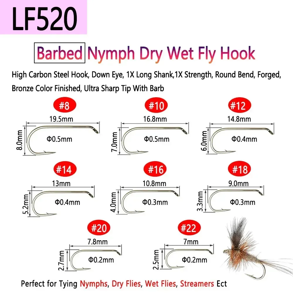 บิมู 100 ชิ้น 1 # ~22 #   Barb - Fishing Hook Barbless บทวิจารณ์และราคา