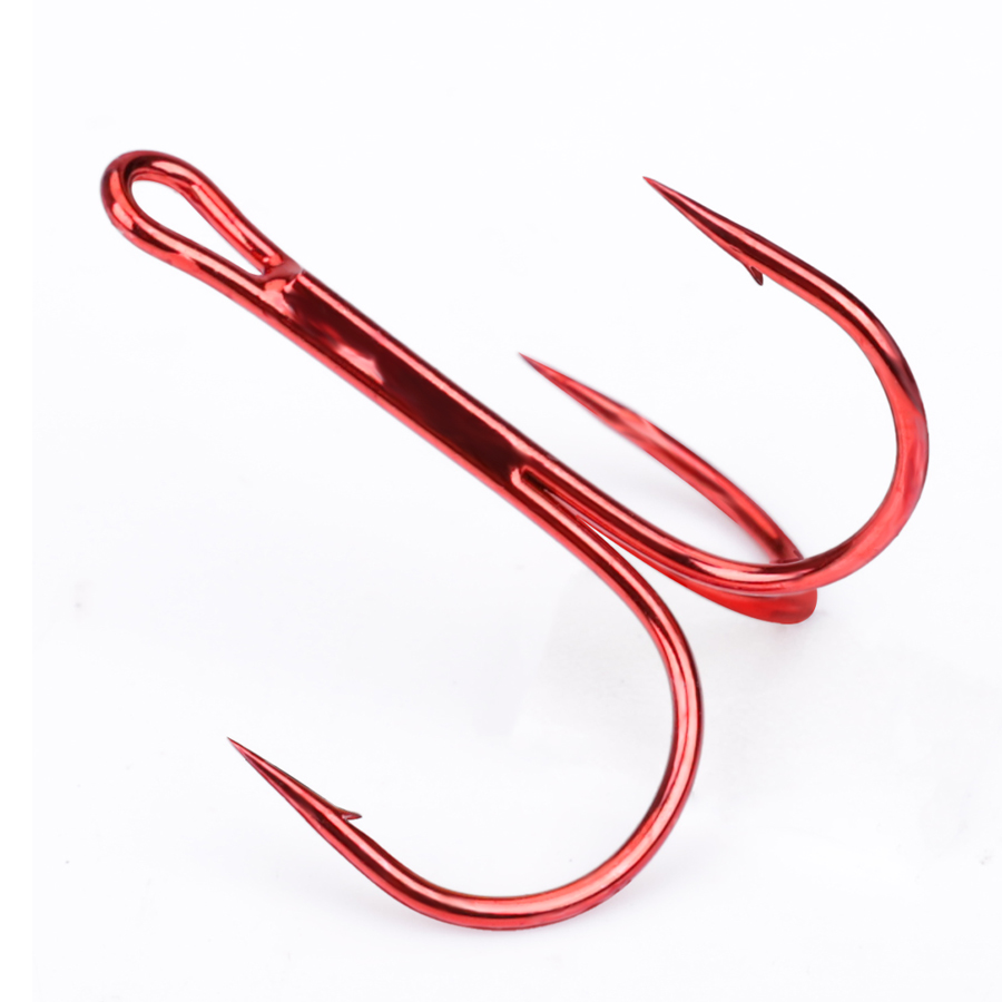 เบ็ดตกปลาคาร์บอนสูง ตะขอสามทาง - Fishing Hook Offset บทวิจารณ์และราคา